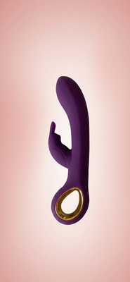 🐰 Vibromasseur Rabbit Rechargeable USB – Double Stimulation 10 Modes Silencieux Étanche